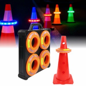 Rechargeable RGB Warning Traffic Hazard Light Light Visibility Rechargeable Cone Strobe Signal Flare Light For Work Construction