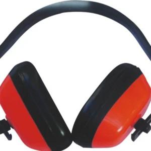 Red Foldable Reusable ABS Ear Muff for Hearing Protection