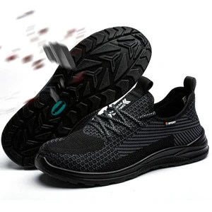 Breathable Woven Labor Protection Shoes Electrostatic Insulation Lightweight Mens and Women's Anti Smashing and Anti Stabbing
