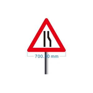 Reflective Aluminium 700*1.5 Traffic Sign Board for Construction Advertising Triangle Road Sign