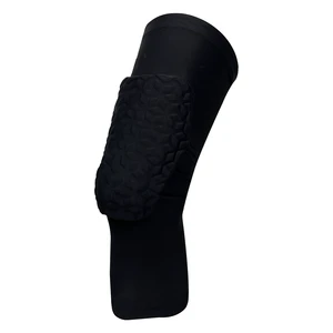 Honeycomb Sports Knee Guard Slim Design Black Protective Lightweight Knee Pads Anti-collision Silicone EVA Sponge Knee Sleeve