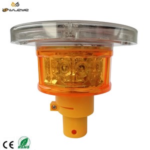 Hot Sale 12LED Solar ABS PC IP66 Waterproof Warning Light for Highway Guardrail Tunnel Entrance Safety