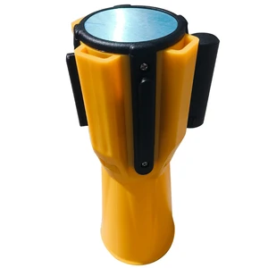 Wholesale Premium Quality Yellow Plastic Retractable Belt Traffic Cone Topper Barrier Traffic Warning Products
