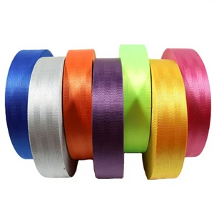 Manufacturer's Many Colors Car Safety Seat Belts Imitation Nylon Polyester Webbing Straps For Seats