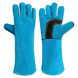Welding Work Gloves Custom Design Polyethylene Heat Resistant Safety Cuff 16INCH for Work Quality Materials