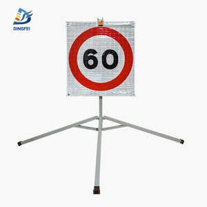 Roll-Up Sign Face Speed Limit PVC Provisional Traffic Sign