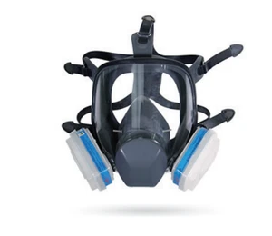 Gas Mask with Full Eye Window Natural Rubber Silica Gel Full Face Gas Mask