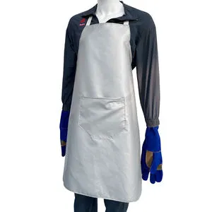 Heavy-Duty Welding Apron For Fire Protection Cutting Grinding And Soldering-Safety Clothing
