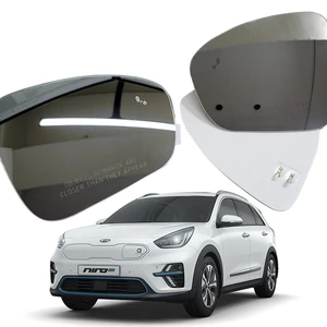 Premium OEM Replacement Wide-Angle Convex Heated Anti-Glare Glass Silver Side Mirror Niro New Condition E-Mark Certified Bolab 3