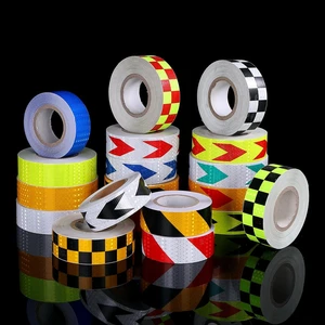 Multi-Color Micro Prismatic Reflective Sheeting for Traffic Safety-round Shape PET Material OEM Brand