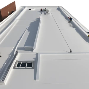 1.2mm 1.5mm 2.0mm White Reflective TPO Membrane Hot air Weldable Seamless Joint Factory & Industrial Building Roof