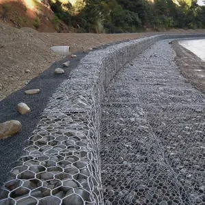 Modern Design 5x1x1m Galvanized Gabion Box Outdoor Application Stone Cage Wall With Competitive Price