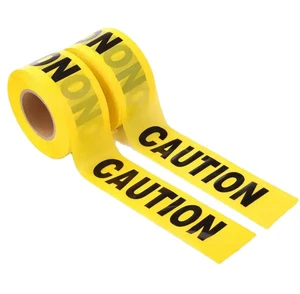 ANSI Logo 3in PE Non-Adhesive Warning Tape 0.03-0.15mm Thickness for Security Protection