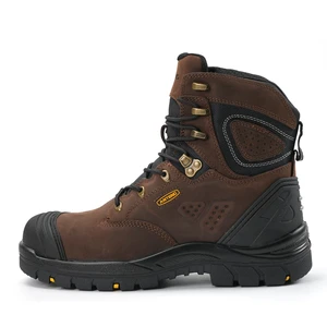 ANTENG Fashion Labor Insurance Shoes Outdoor Wear-Resistant Work Non-Slip Foot Protection Steel Toe Safety Shoes for Men