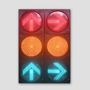 300mm Large 6 Aspects Traffic Signal Light