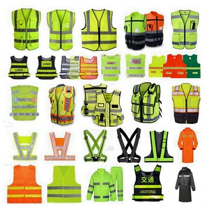 Yellow Construction Safety Yellow Rain Jacket Surveyor Safety Vest Fluorescent Yellow Shirt Reflective Clothing