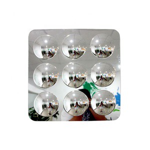 78*78 CM and Customizable Size 2 mm Thickness Acrylic Plastic Nine-hole Decorative Convex Mirror