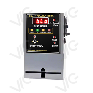 One-way Anti-reflux Mouthpiece Digital Coin-Operated Breathalyzer Alcohol Detector For Bar And Public Places Fuel Cell Sensor