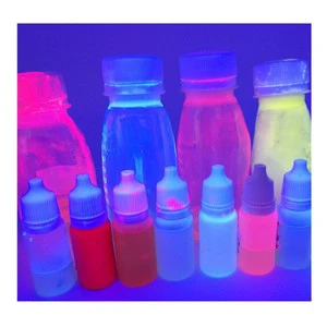 Black Light Material Anti - Counterfeiting Fluorescent Pigment Orange Red Green