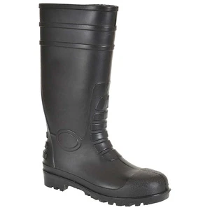 YL6028 High Quality Outdoor Non-slip Breathable Knee-high Waterproof Men's PVC Wellington Rain Boots For Farm