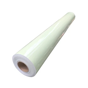 1.24m*45.7m PVC Printing Glow Dark Green Photoluminescent Film Self-Adhesive Glow Dark Vinyl Roll Reflective Material Safety