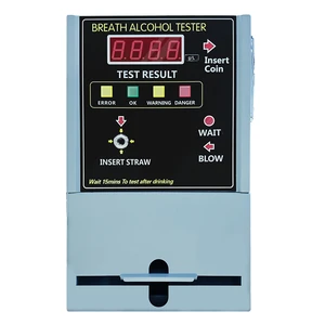 Professional Coin-Operated AT-819(319) Breathalyzer Vending Machine Model For Fuel Cell Alcohol Tester