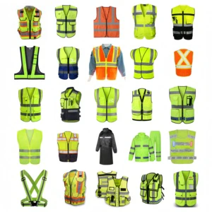 Factory Price OEM ODM Custom Style Fabric Logo Outdoor Security Workwear Hi Vis Reflective Safety Clothing Vest Multi-Colored