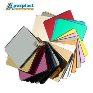 1mm Thin Mirror Acrylic Sheet For Creative Laser Cutting