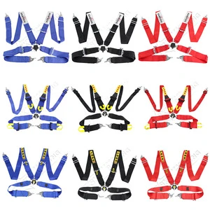 Racing JDM Adjustable Race Car Sports Drift Harness Safety Shoulder Strap Seatbelt 4 Point 3 Inch Seat Belt for MO BRIDE Sabelt