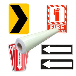 Prism Reflective Material Reflective Film Reflective Fabric White pvc Reflective Material for Commercial Sign
