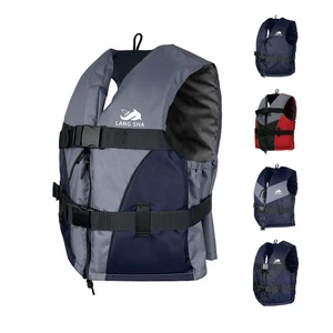 ISO 50N Youth Swim Vest Life Jacket Watersports PFD Offshore Equipment Custom Adult Surfing Life Vest With Adjustable Straps