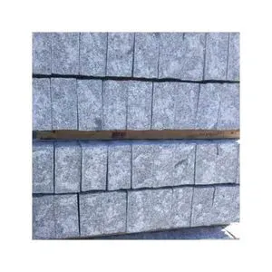 Customized Sizes G341 Grey Granite Kerbstone All Sides Natural Split Curbstone Natural Kerbstone for Driveway