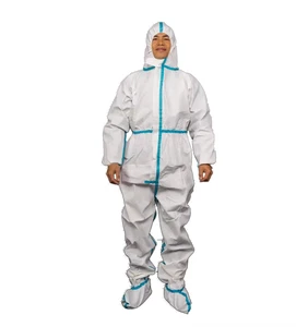 PP Nonwoven Fabric Safety Clothing Microporous Coverall White