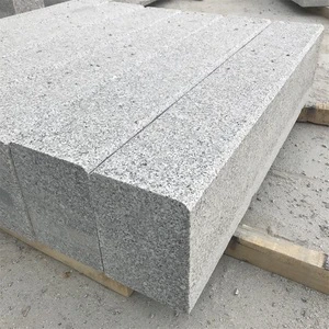 Wholesale G603 Lunar Pearl Granite Curb Stone for Paving Road Edge