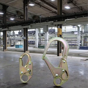 25kn Forged Steel Double-Lock Fall Protection Harness Hooks Large Personal Protective Equipment Safety Snap 25Fall Protection