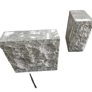 Sesame Gray Curb Stone Granite Manufacturer Chamfered Curb Stone Municipal Engineering Roadside Stone Road