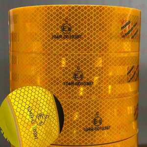 E-Mark ECE 104R Reflective Tape for Trailers 2 Inch Conspicuity Tape EU Road Safety Certified Warning Sticker