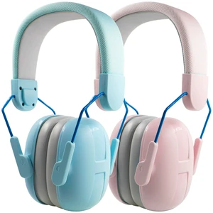 PVC Headband Anti-dirt Ergonomic Design Metal AdjustmentSkin Friendly Ear Protectors Hearing protection Kids Earmuffs