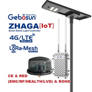 ZHAGA IoT Lora-Mesh Solution Smart City Control System Platform SCCS Smart Dimmer Module Solar Street Light Controller