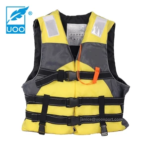 UOO Factory Custom Water Sport Safety Adults Swimming Vest EPE Foam Life Jackets Adults