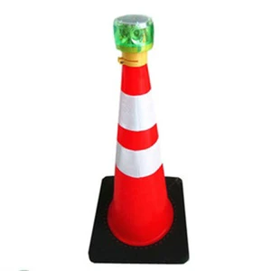Ultra-Bright 6LED IP66 Solar Powered LED Traffic Beacon Light Flashing Warning Traffic Barricade Blinker Lamp Traffic Warning