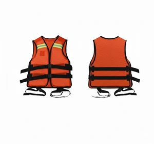 AQT Adult Life Jacket Made From HDPE Net with Foam Inside for Drifting Excellent Buoyancy & Safety Quick Drying