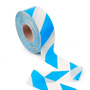 PVC PE Warning Tape 60mm X 66m Non Adhesive Warning Barrier Tape for Road Work and Restricted Areas