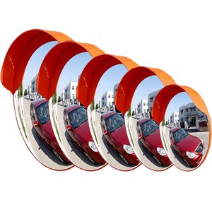 PC Material Road Highway Street Intersection 450MM Diameter Road Blind Spot Concave Convex Mirror