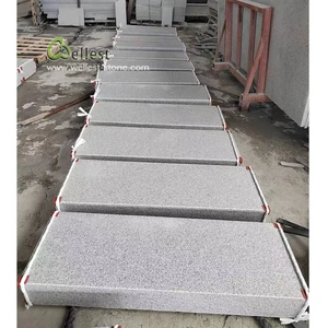 China Cheaper Grey Granite Curbs Road Side Curb Stone