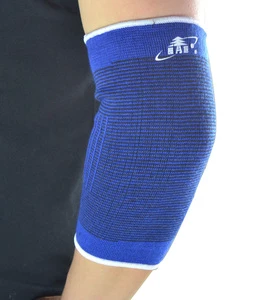 Wholesale Item 3711 Popular Elastic Compression Elbow Sleeve Knitted Protective Elbow Brace for the Market