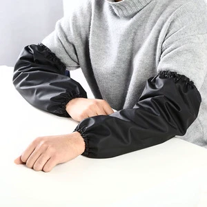 Wholesale Reusable Multifunction Protection PVC Arm Sleeve Cover Black Vinyl Oversleeve