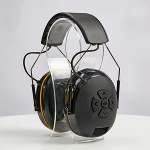 PROTEAR Bluetooth 5.3 Hearing Protection Earmuffs Adult Noise Cancelling 25dB Foldable Over-ear Type-C Rechargeable Battery for