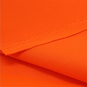 Polyester Tricot High Visibility Neon Reflective Fabric for Clothing