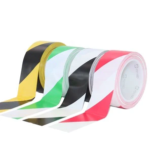 Self Adhesive Industrial Grade Adhesive Paper Hazardous Area Warning Tape for Safety Marking Protection